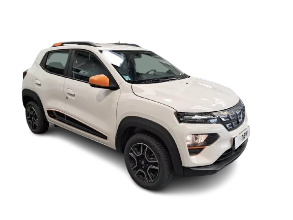 Dacia spring electrique blanche