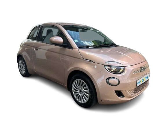 Fiat 500 electrique rose gold