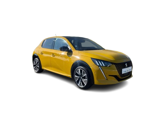 Peugeot e-208 jaune