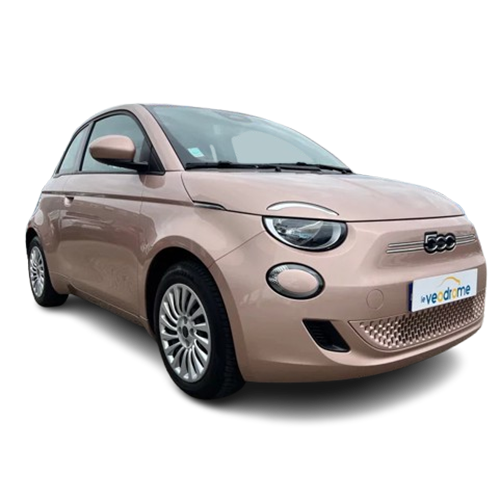 Fiat 500e rose gold metal - le veodrome